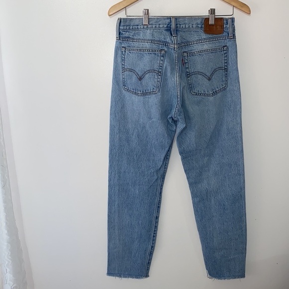 LEVI’S Wedgie Icon Fit Button Fly Cotton High Rise Jeans - Picture 7 of 11